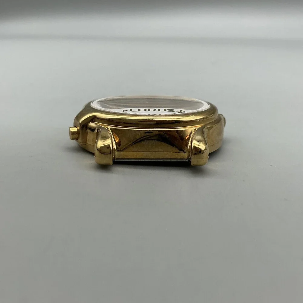 Vtg Lorus Musical Mickey Mouse Boys Watch 33mm Gold Tone For Parts Not Running